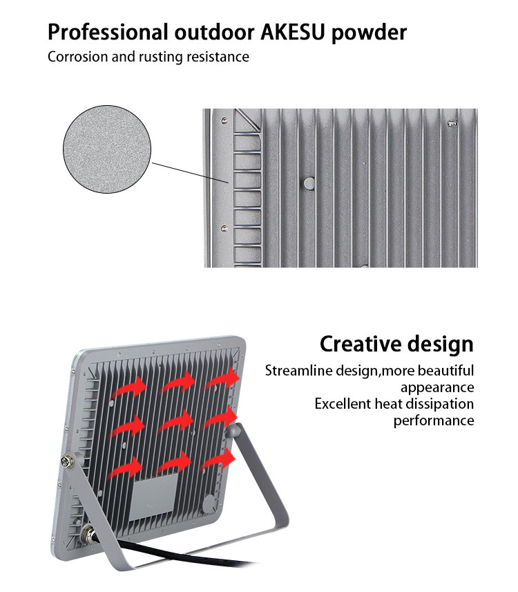 Portable 100 Watt Outdoor LED Flood Lights For Stadium 220v Smd 2200k Smart
