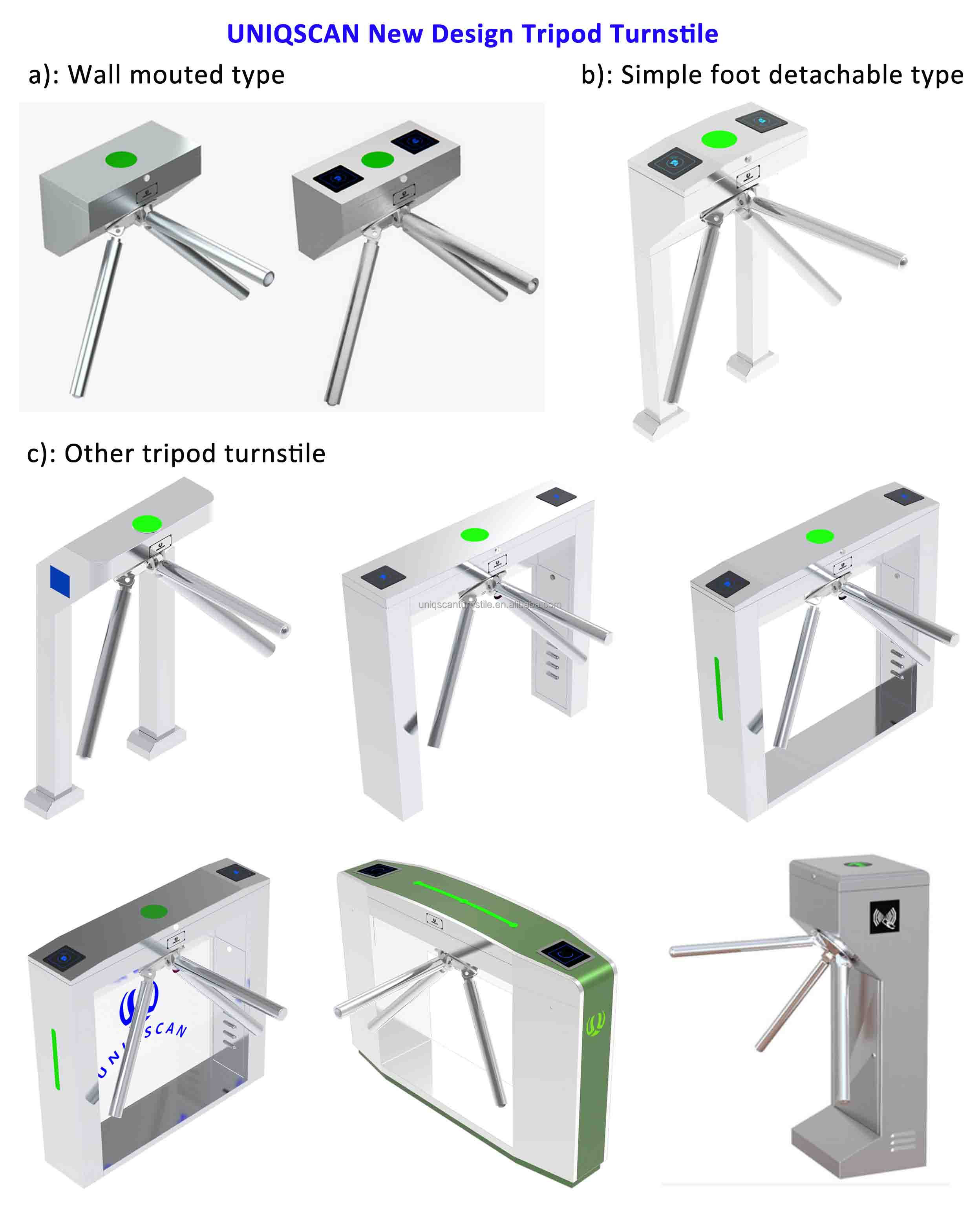 Kindergarten Office Security Gate Access Control Turnstile Gate