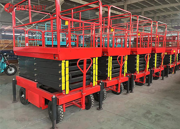 4-18m Hand Push Hydraulic Scissor Lift Table