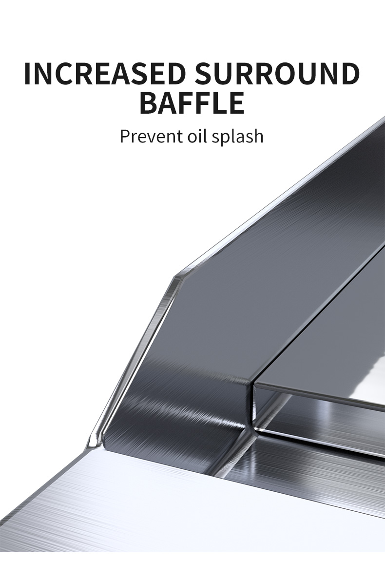 PTFE Non-Stick Material Electric Griddle for Counter Top Commercial Restaurant Kitchen