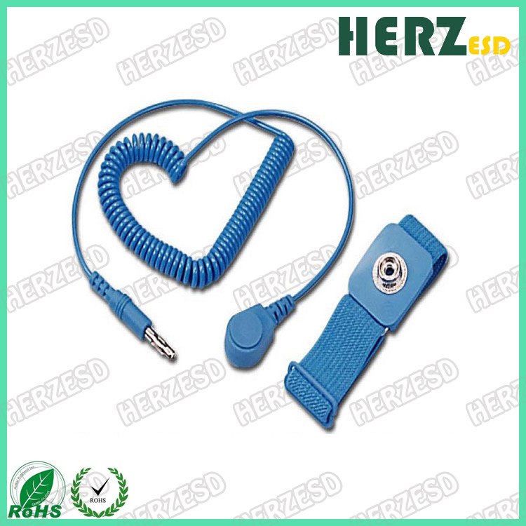 Comfortable Adjustable ESD Safety Strap , Anti Static Wrist Strap Customized Color