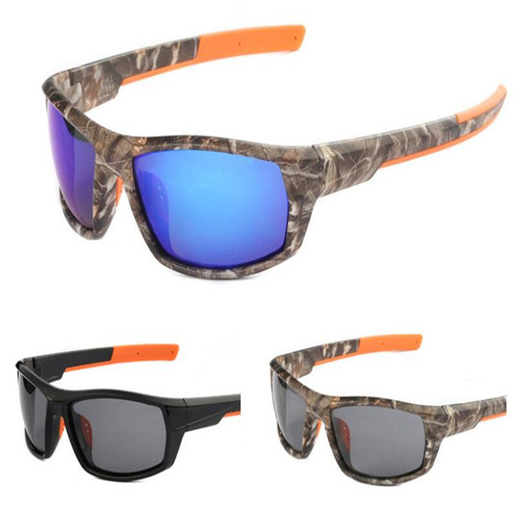 Fashion Camouflage Polarized Sunglasses Weight 0.05kg For Fishing / Driving