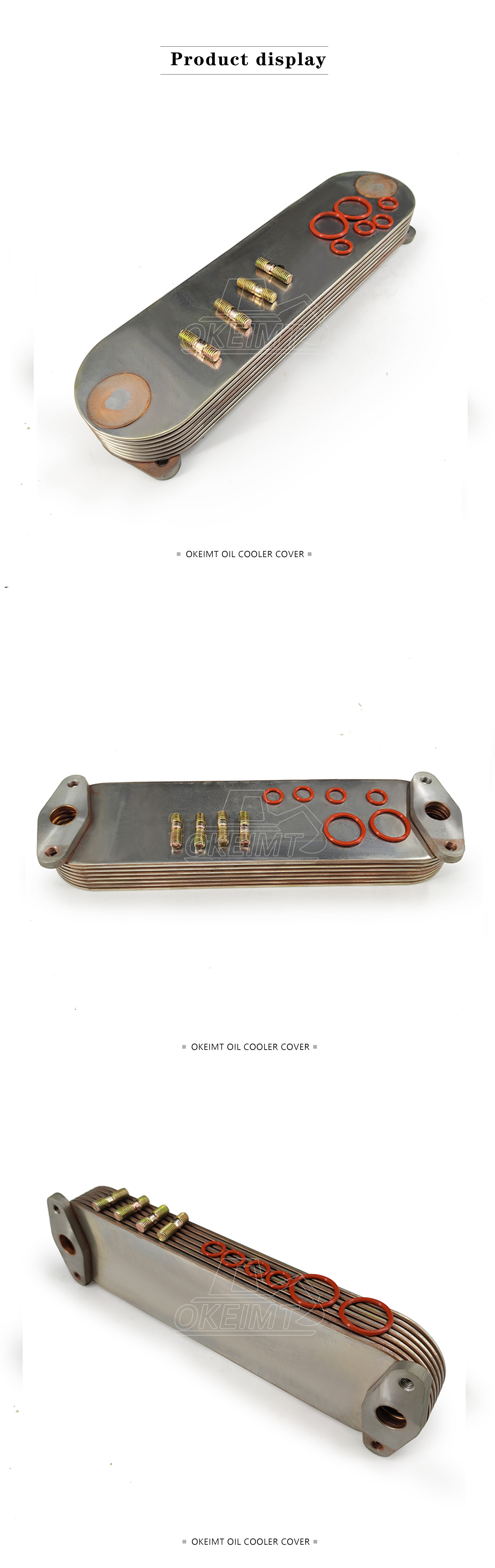 6151-61-2111 6D125-7P Komatsu Engine Oil Cooler core for Komatsu PC300-3 PC400-3 and Bulldozer D85A-21