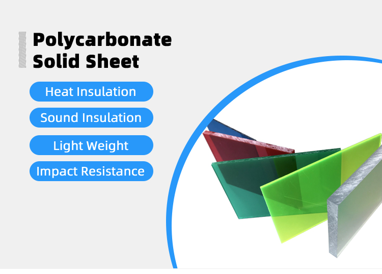 Plastic Roof Sheets Outdoor Sun Shade Cover Pc Sun Sheet Car Canopy Polycarbonate Sheet Other Board for Warehouse