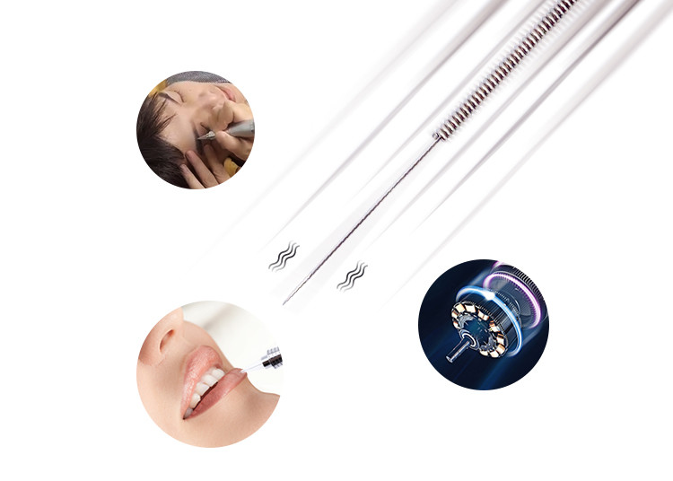 1R 36mm Eyebrow Tattoo Micro Blading Needle For Merlin Machine