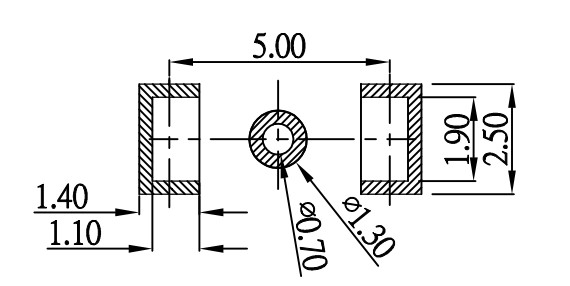 OD5.0mm Round Magnetic Connector DC 12V 1A Female Male Connector