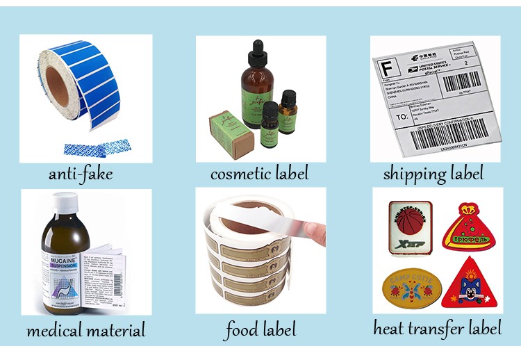 Waterproof Black Color Shampoo Bottle Adhesive Vinyl Stickers