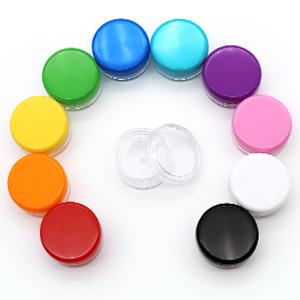Beauticom Pana Clear Plastic Sample Jars hold creams powder dip liquids cosmetic creams and lotion
