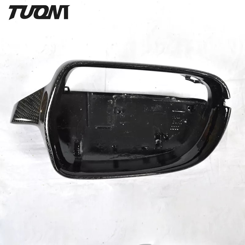 Replacement Carbon Fiber Mirror Cover For Audi Safe Reversing