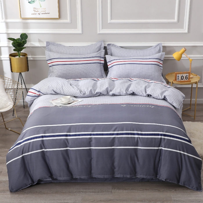 Wedding Bedding Type Wedding Four-Piece Kit in 100% Cotton for Home Hotel Hospital School