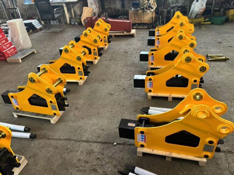 Side Type Top / Pencil Type Hydraulic Breaker Hammers For Caterpillar/Komatsu/Kobelco/Hyundai/Volvo/Liebherr Excavators