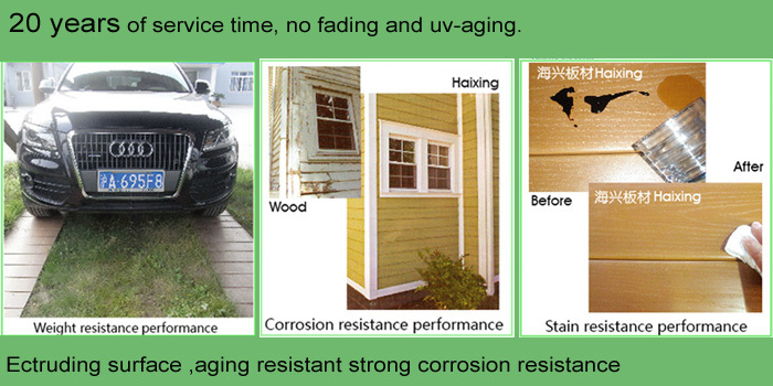 Modern Design Style Thermal Insulation PVC Wall Siding within PVC Foam and ASA