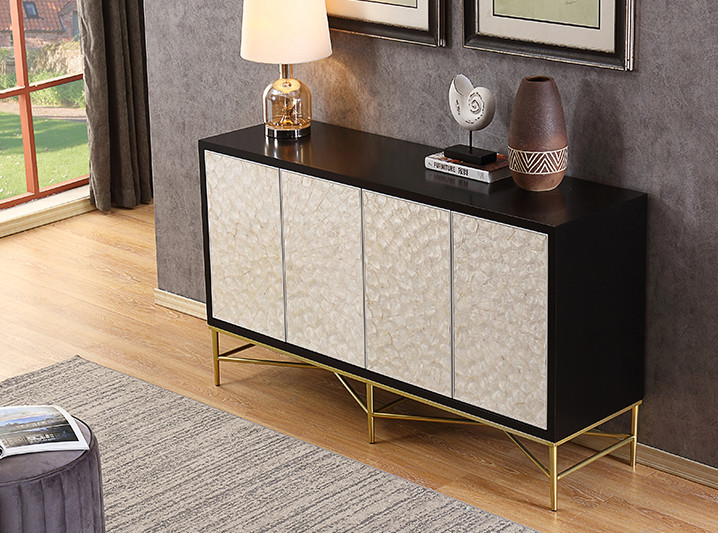 Hotel Wooden Luxury Long Sideboard Cabinet