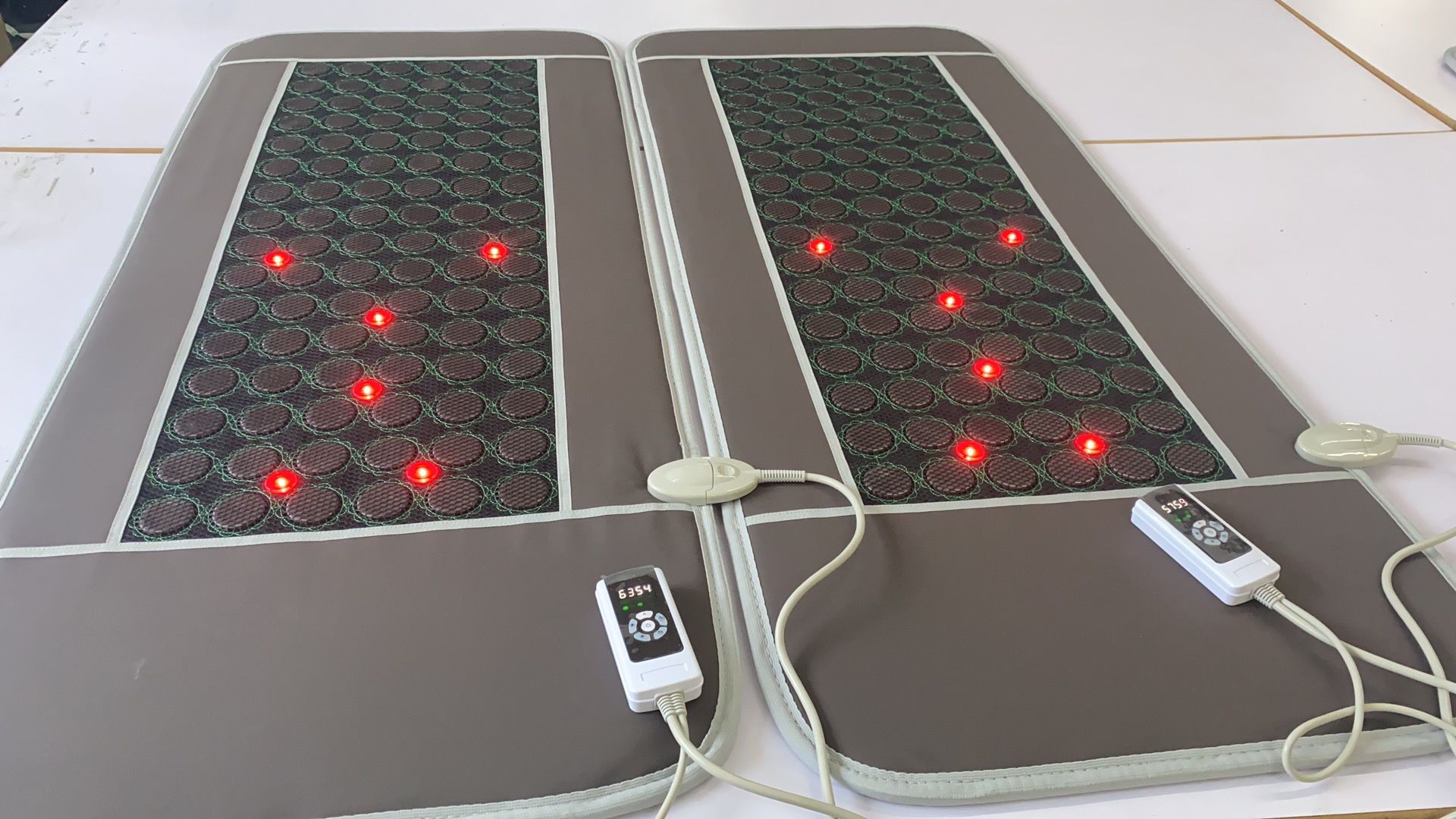 Office Low Emf Crystal Infrared Mat Jade Tourmaline Heating Pad For Fast Pain Relief
