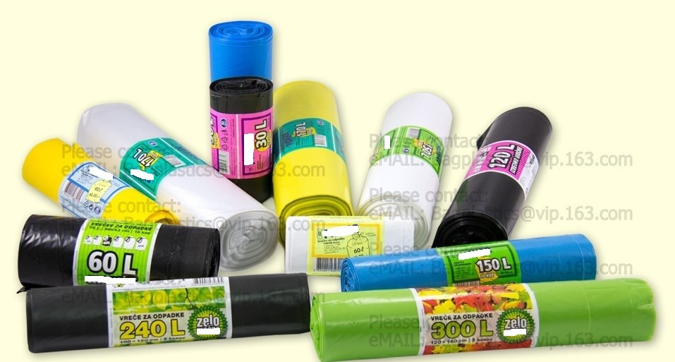 30 Gallon - 33 Gallon Trash Bags / Garbage Bags - Clear Recycling Bags / Can Liners for 30 Gal - 32 Gal - 33 Gal - 35 Ga
