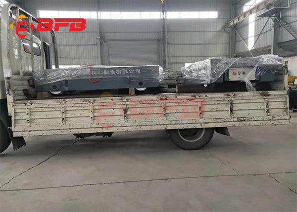 12 Ton Rail Transfer Steel Billet Transport Cart For Diesel Engine