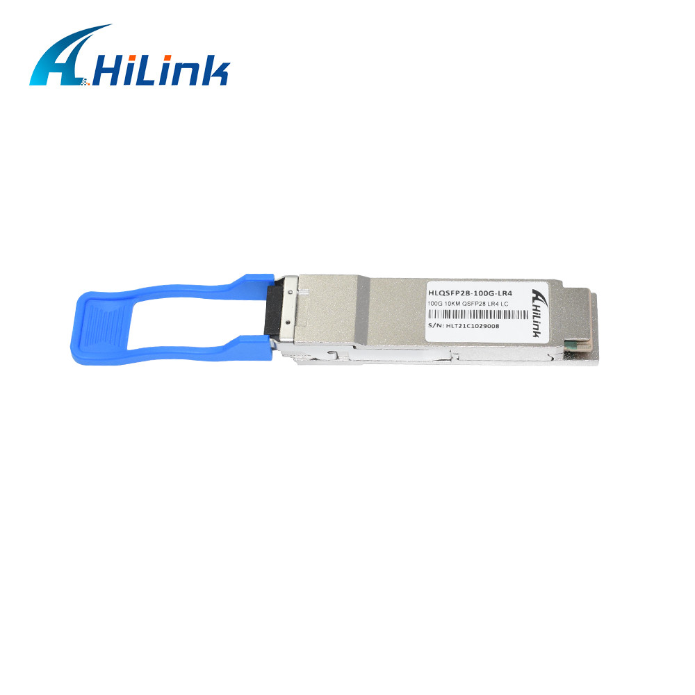 QSFP28 100G LR4 Optical Transceiver Module LAN WDM 4x25G Channels 1310nm SMF Dual LC 10KM