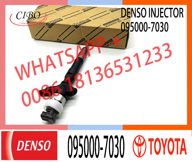 common rail injector 23670-30140 095000-6760 injector for TOYOTA 1KD-FTV, 2KD-FTV, D-4D, injector nozzle 23670-30140 095