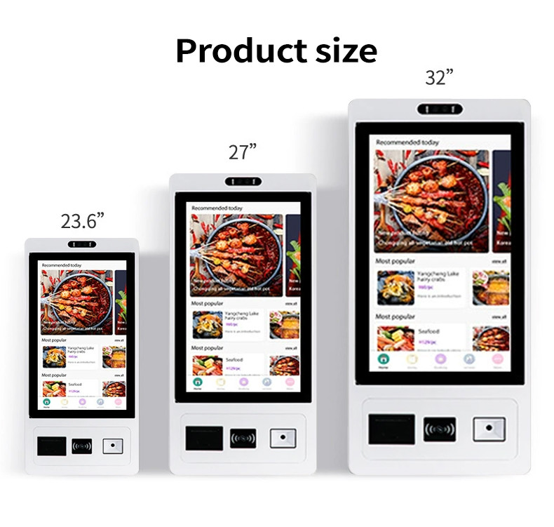 Slef service kiosk with Android Solution RK3288 15.6 Inch Display Size enterprise self service kiosk