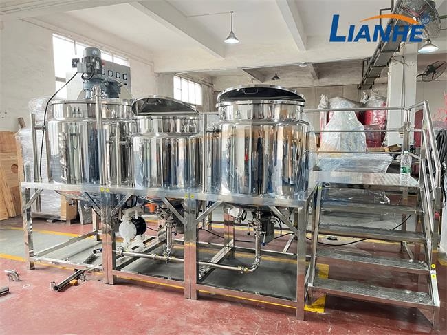 Cleanser Essence Homogenizer Emulsifier Stainless Steel Auto Agitator Cosmetic Mixer