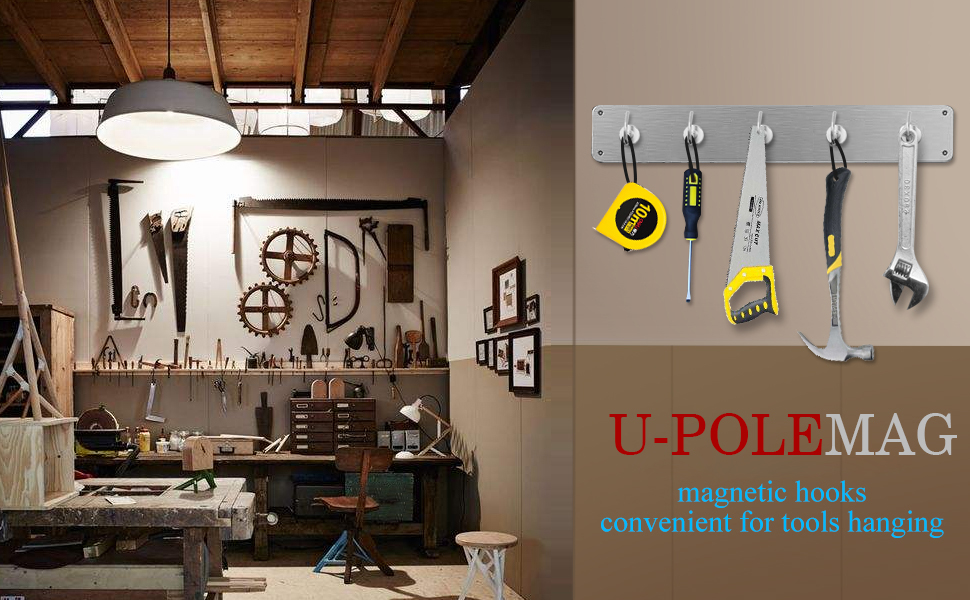 Industrial Heavy Duty Magnetic Hooks 100 lb Capacity for Hanging Permanent Pot Shape
