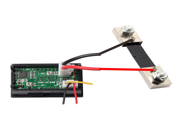 DC 0 - 100V / 50A Ampere Meter Digital Red Blue Dual Color For Current Voltage Measurement