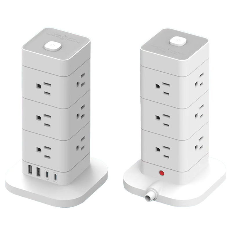 Customized Support Universal Travel Adapter Charger Plug Power Strip with Extension Cord