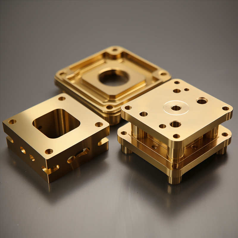 Custom Brass CNC Machining Parts CNC Lathe Machine Parts Milling CNC Machined Part