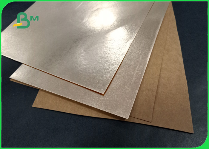 0.3 0.55 0.8mm wear resisting rose gold color Washable kraft paper for child bags