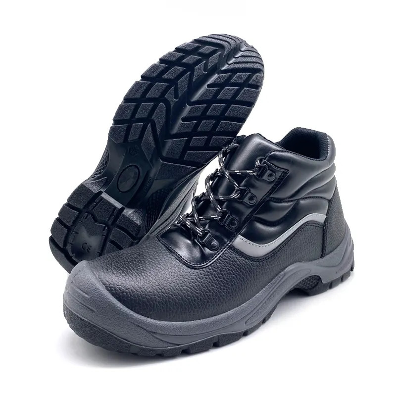 Industrial Mens ESD Work Shoes Lightweight Steel Toe Shoes For Men