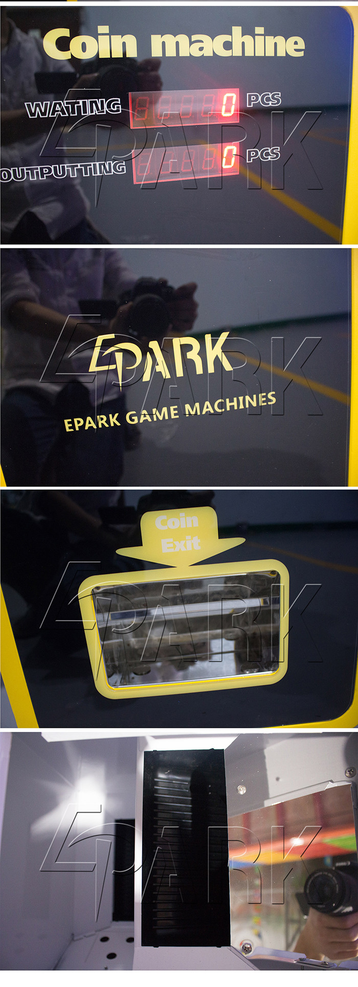 Desktop Bill Changer Machine / Coin Counting Machine Fixed And Durable