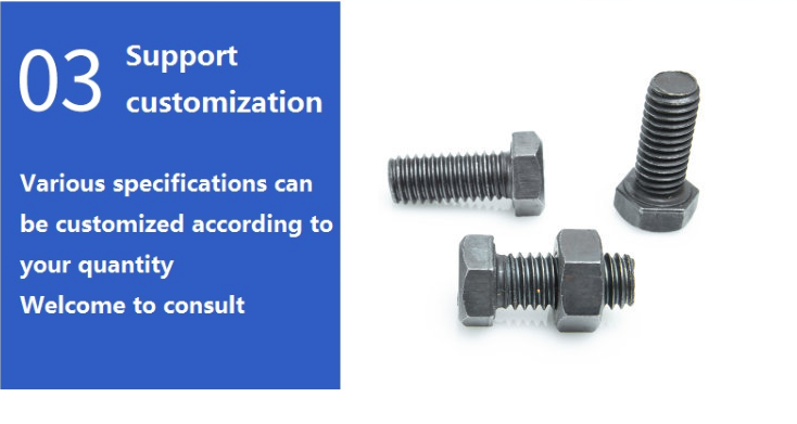 DIN ANSI HDG Full Threaded Hex Bolt for Industrial Applications Thickness MM10-MM500