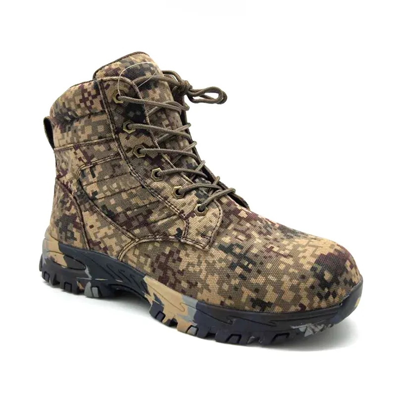Yellow Waterproof Trekking Boots Unisex Climbing Hiking Boots Lightweight