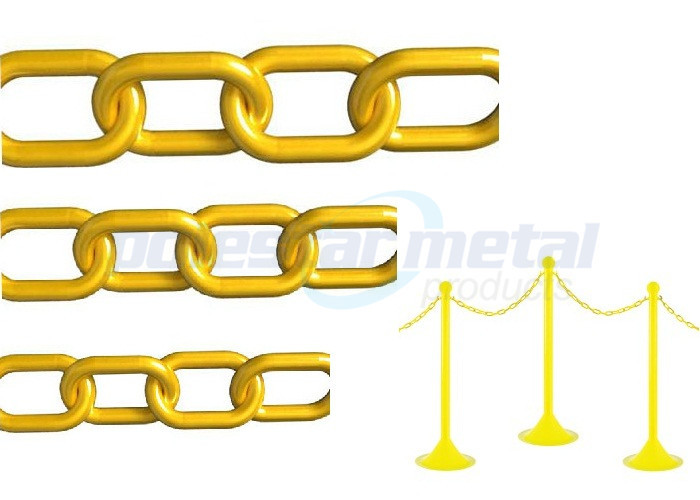 Safety colorful Decorative Plastic Chain Link , 11mm Width Plastic Gear Chain