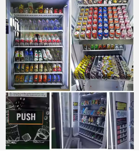 Smart Touchscreen Vending Machine Cashless Payment QR Credit Card Perfect Mall