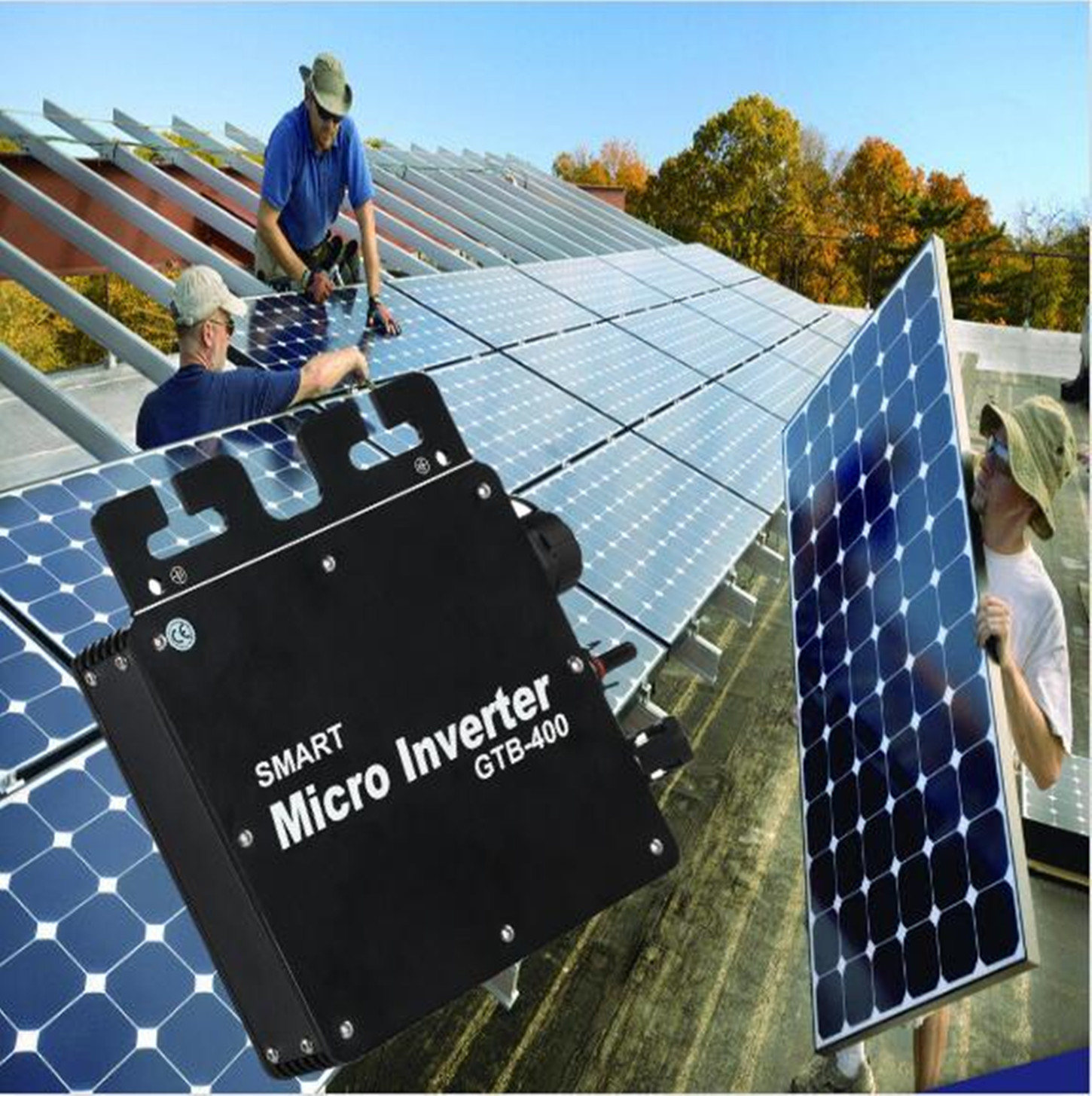 Solar Power Electricity Station 1400W 22V Solar Micro Inverter