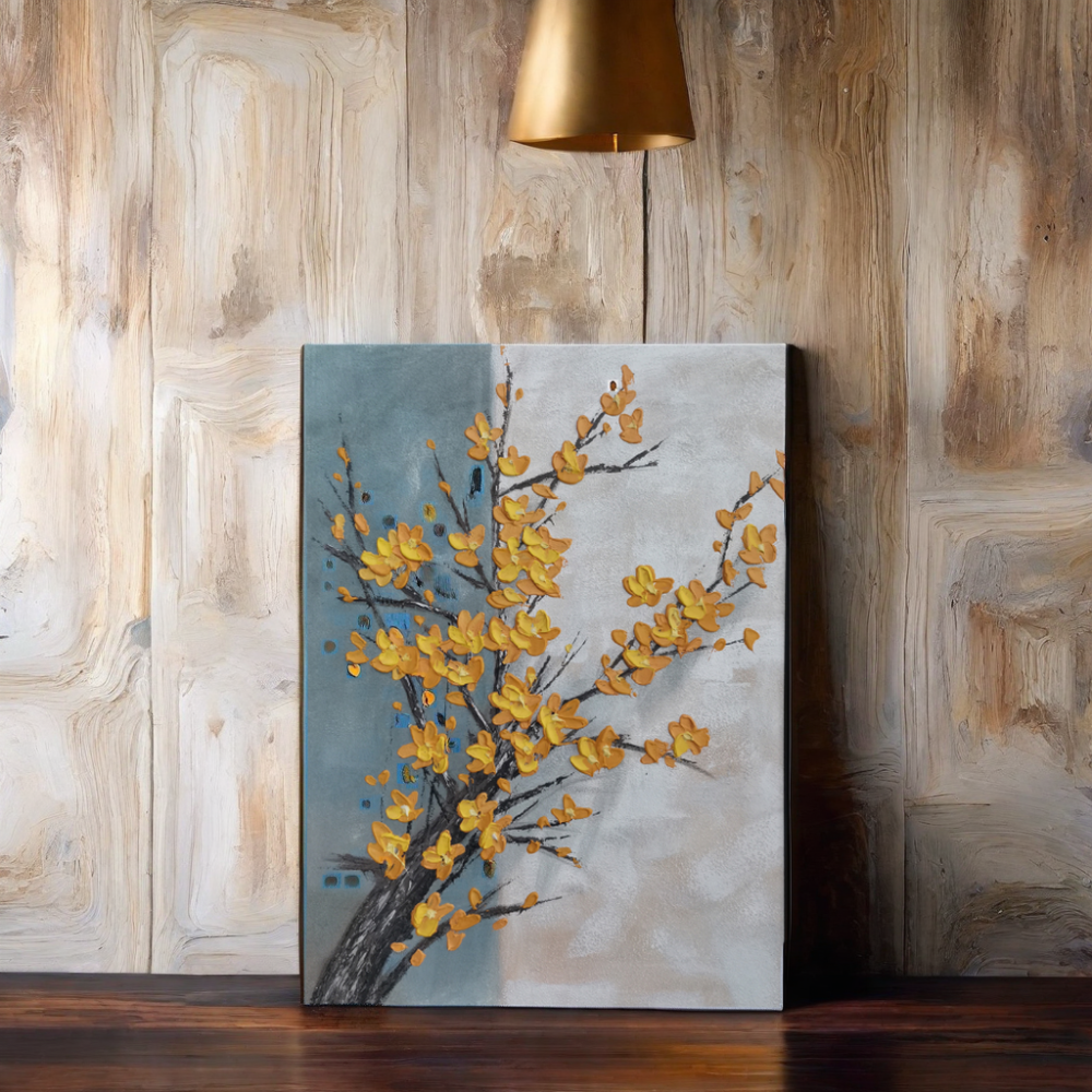 Modern Home Decor Oil Painting Landscape Abstract Textured Canvas Wall Hanging Artwork