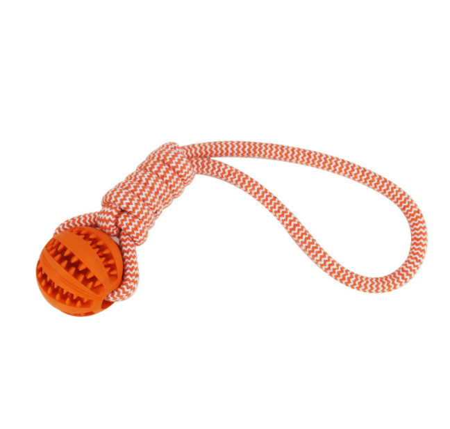 Indestructible Interactive Rubber Dog Ball Toy For Aggressive Chewers