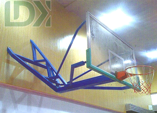 High Quality Basketball Goal Wall Mounted Basketball Rim With Glass Backboard