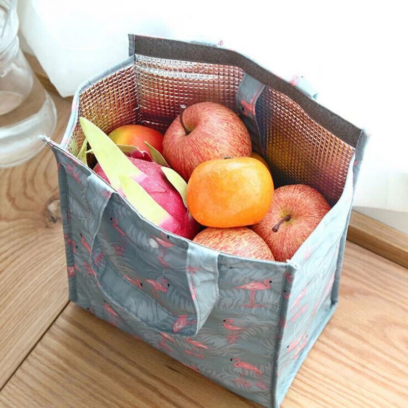 Factory Customized Portable Cooler Insulated Canvas Picnic Lunch Bag Box Unisex Thermal Food Storage Bags