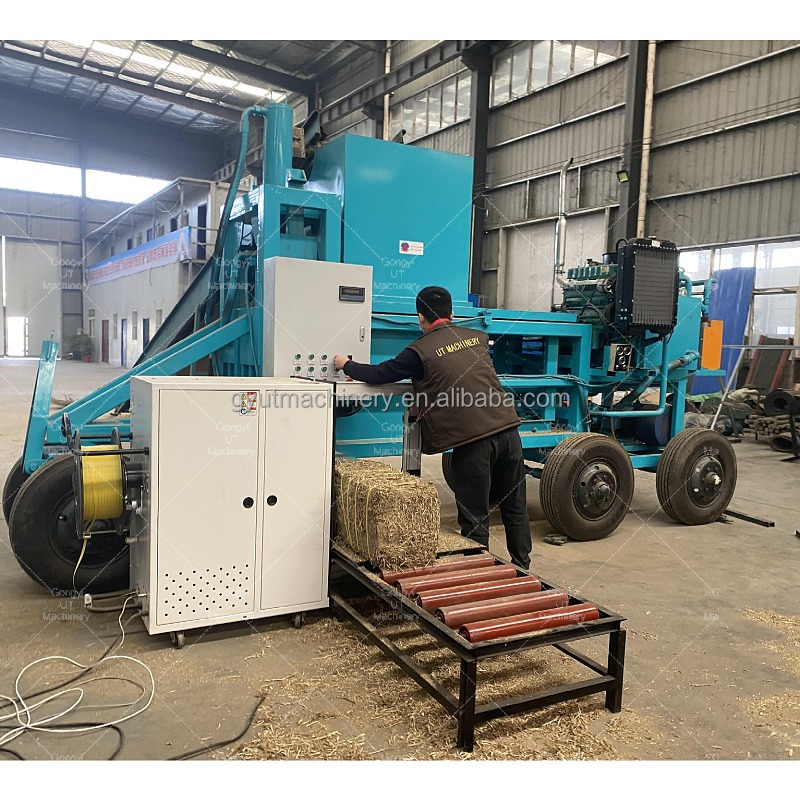 7.5kw Automatic Electric Driven Haylage Baler 220V/380V