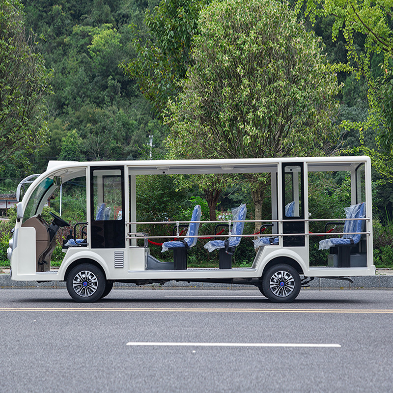 Amusement Park 7.5kw Ac Motor Drive Electric Shuttle Bus 23 Persons Electric Sighsteeing Car With Bus Seater