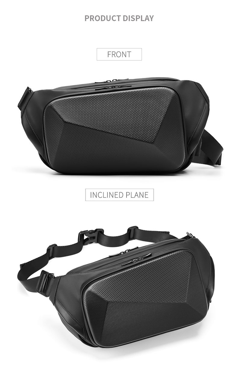 Factory wholesale custom sport waterproof new fashion casual anti theft crossbody sling bag chest men sling bag