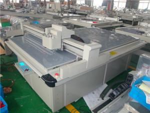 China Automatic Paper Die Cutting Machine , Flatbed Digital Cutter Connectible CAD Software on sale