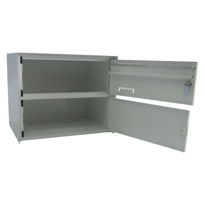New Residential Garden Steel Mailbox Waterproof Letterbox Outdoor Parcel Box