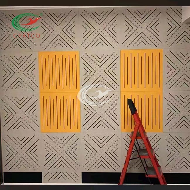 Polyester Fiber Felt Wall Panels Multipurpose Practical Eco Friendly