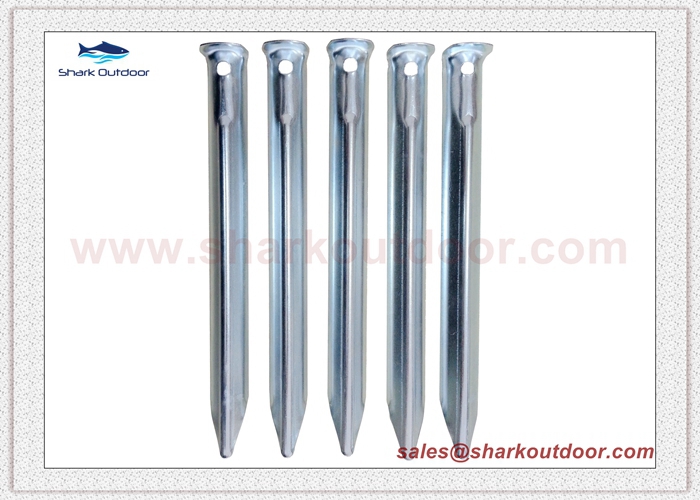 Twisted square steel rod Tent Accessories Steel Skewer Tent Pegs
