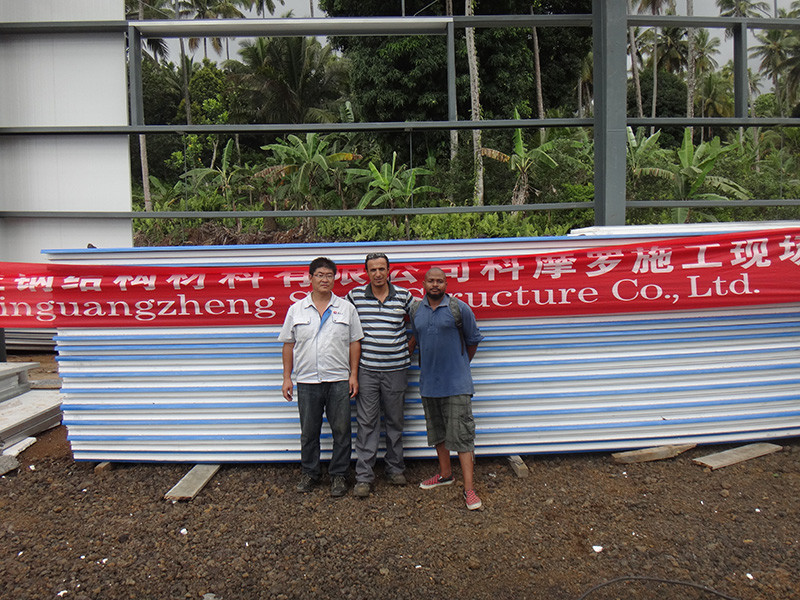 Welded H Section Steel Prefabricated Building For Custom Warehouse Workshop