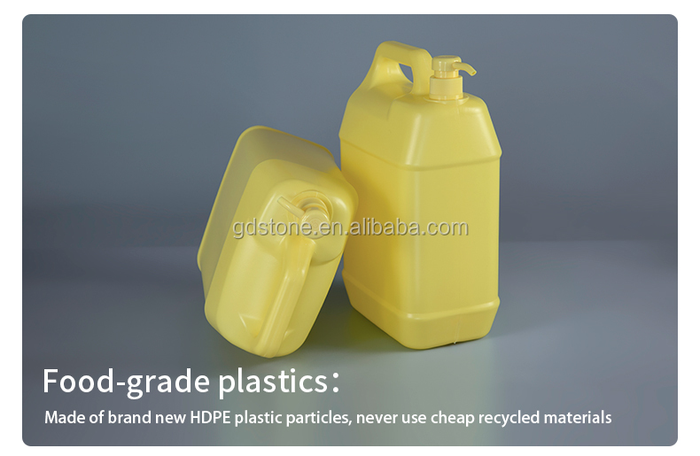 SIDUN HDPE 5l Plastic Bottle With Handle 200*120*305mm