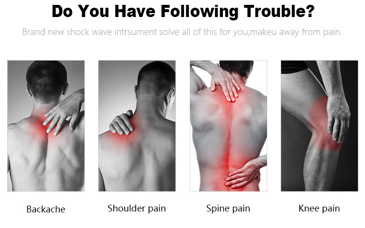 190mJ Energy Calcifying Tendinitis Of The Shoulder Treatment Shockwave Therapy Device